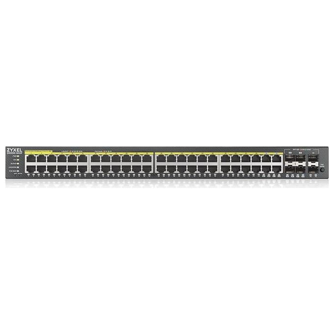 Zyxel GS2220-50HP-EU0101F Switch di Rete Gestito L2 Gigabit Ethernet 10-100-1000 Supporto Power Over Ethernet Nero