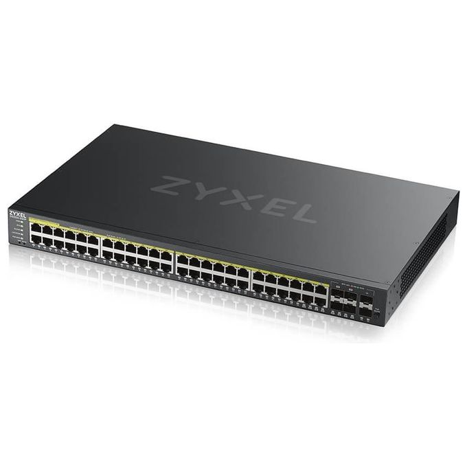 Zyxel GS2220-50HP-EU0101F Switch di Rete Gestito L2 Gigabit Ethernet 10-100-1000 Supporto Power Over Ethernet Nero