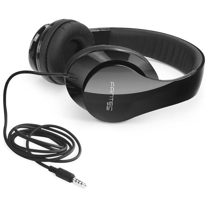 Fantec SHP-250AJ-BB Cuffie Padiglione Auricolare Nero