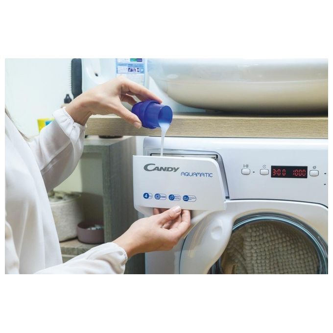 Candy AQUA 1042DE-2-S Aquamatic Lavatrice Carica Frontale Classe energetica F (A+) Capacita' di carico 4 Kg Centrifuga 1000 giri Motore AC