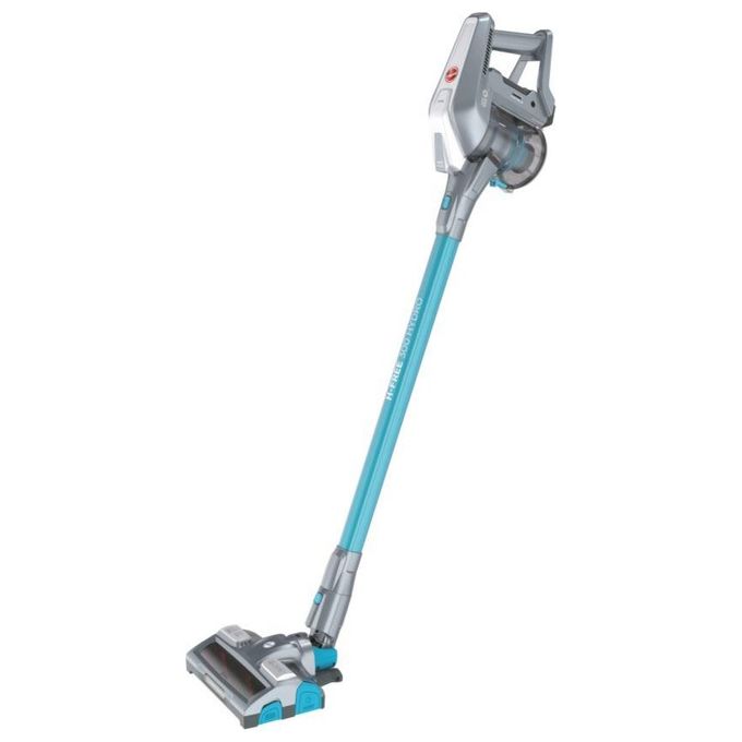 Hoover HF322YHM 011 H-Free 300 Hydro – Scopa elettrica senza filo, doppia azione aspirazione + lavaggio, capacita' 0,7 L, autonomia fino a 40 minuti, sistema ciclonico, colore Grigio-Blu