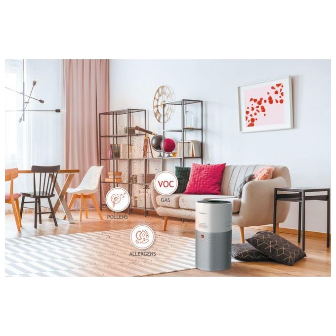 [ComeNuovo] Hoover HHP30C 011 Purificatore H-Purifier 300 Bianco e Argento