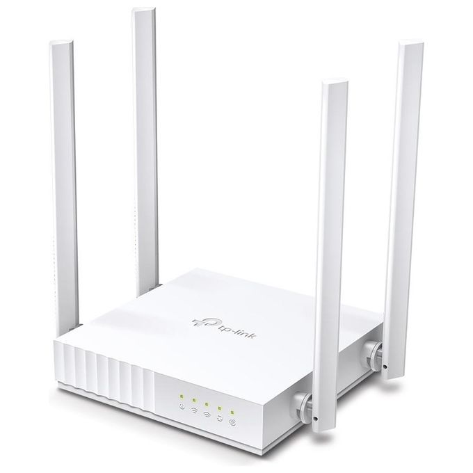 TP-Link ARCHER C24 Router Wireless Fast Ethernet Dual-Band 2.4 Ghz-5 Ghz 4G Bianco