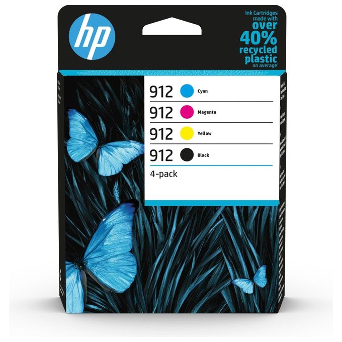 HP 912 Cartuccia Originale Resa Standard Nero-Ciano-Magenta-Giallo