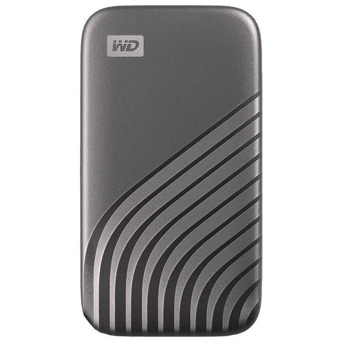 Sandisk WD My Passport SSD WDBAGF0040BGY SSD Crittografato 4Tb Esterno Portatile USB 3.2 Gen 2 USB-C Connettore 256 bit AES Grigio