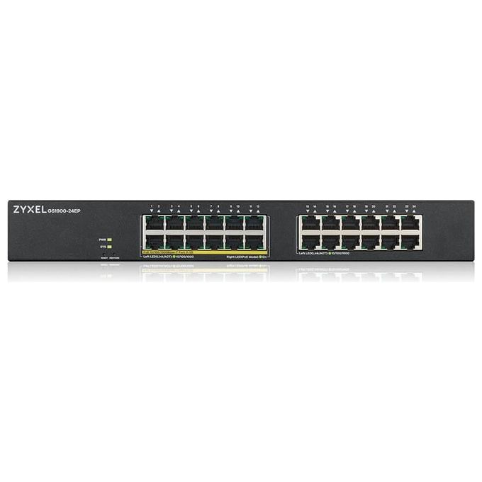 Zyxel GS1900-24EP Switch Gestito L2 Gigabit Ethernet 10-100-1000 Nero Supporto Power Over Ethernet