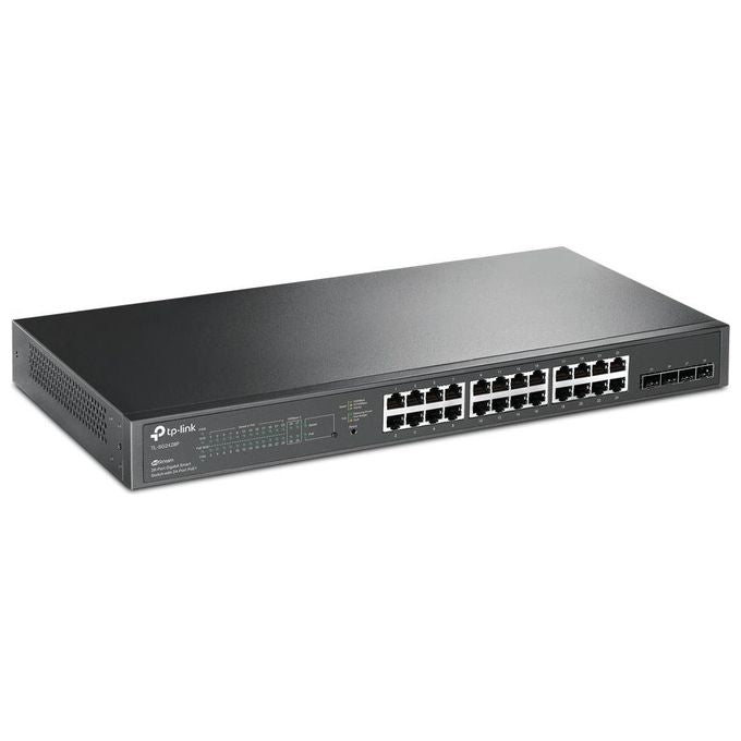 Tp-Link TL-SG2428P Switch di Rete Gigabit Ethernet 10-100-1000 Supporto Power Over Ethernet Nero