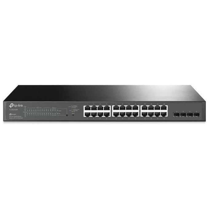 Tp-Link TL-SG2428P Switch di Rete Gigabit Ethernet 10-100-1000 Supporto Power Over Ethernet Nero