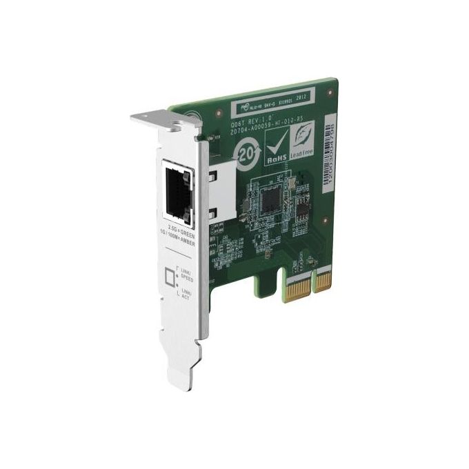 QNAP SINGLE PORT 2.5GBE 4 SPEED NC