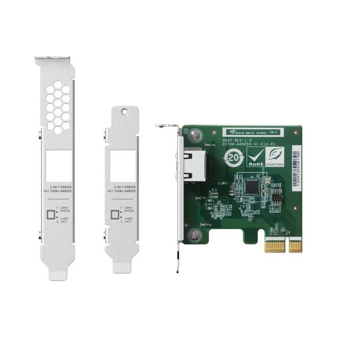 QNAP SINGLE PORT 2.5GBE 4 SPEED NC