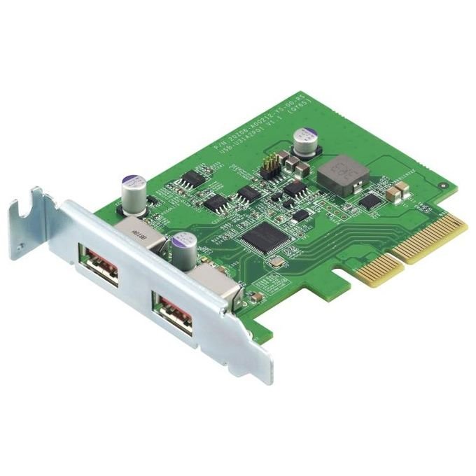 Qnap QXP-10G2U3A Scheda di Interfaccia e Adattatore Interno Usb 3.2 Gen 2