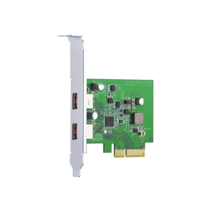 Qnap QXP-10G2U3A Scheda di Interfaccia e Adattatore Interno Usb 3.2 Gen 2