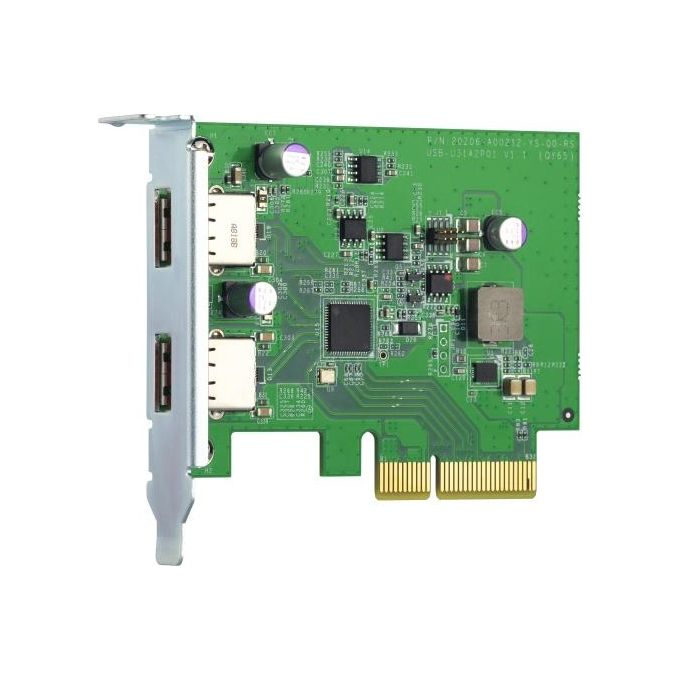 Qnap QXP-10G2U3A Scheda di Interfaccia e Adattatore Interno Usb 3.2 Gen 2
