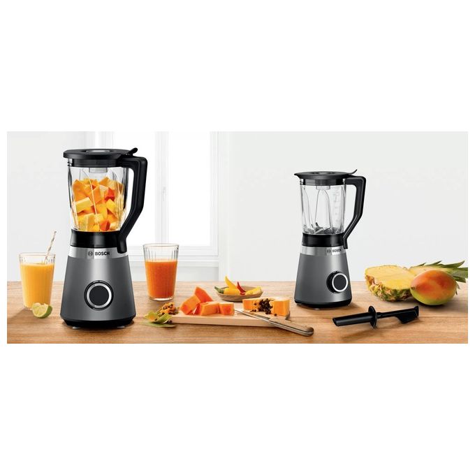 Bosch MMB6141S Frullatore con Brocca in Tritan 2 Velocita' Potenza 1200 W Capacita' 1,5 Litri