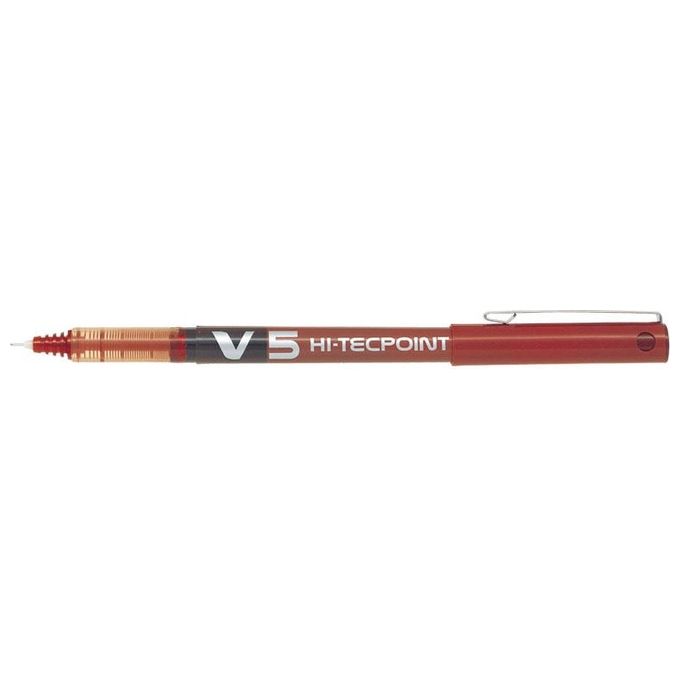 Pilot 011692 Penna Roller Hi-Tecpoint V5 0.5mm Rosso