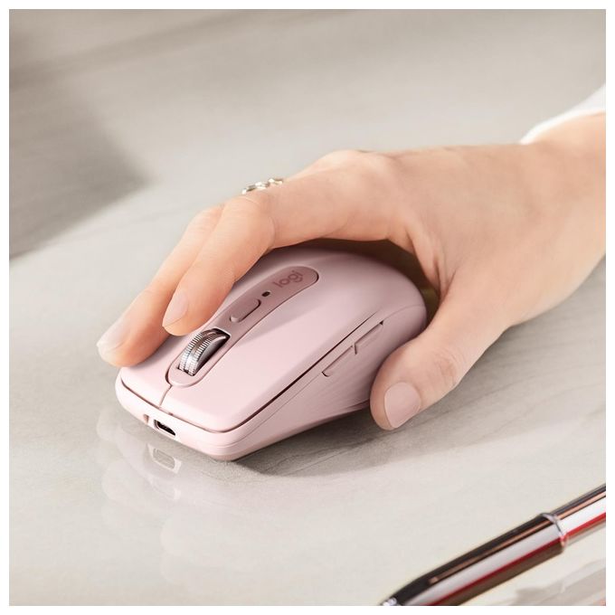 Logitech Mx Anywhere 3 Mouse Mano Destra Wireless A Rf + Bluetooth 4000 Dpi