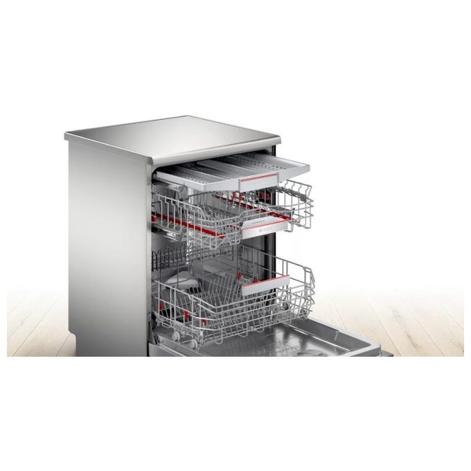 Bosch, Lavastoviglie a Libera Installazione, 14 Coperti, Acciaio Inox, Serie 6 SMS6ZCI49E