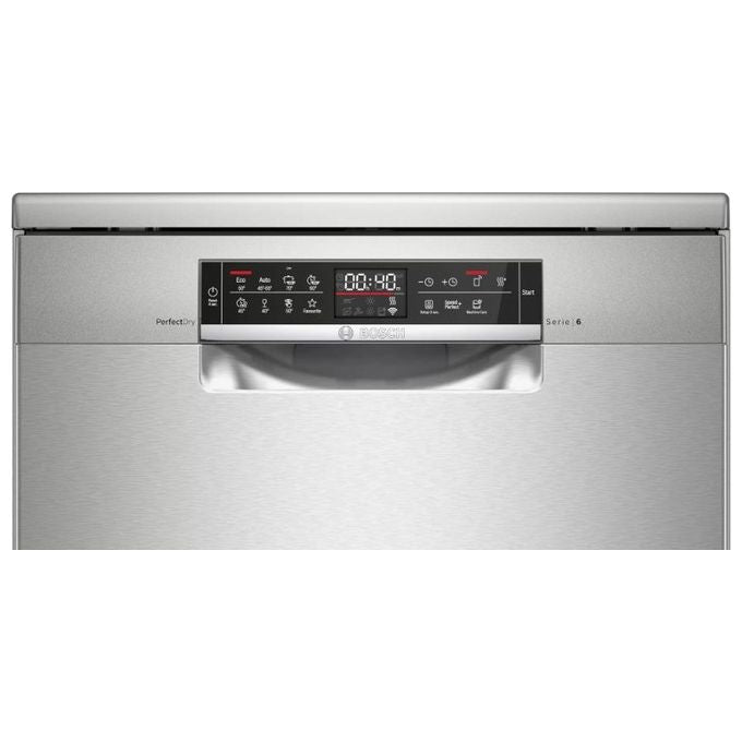 Bosch, Lavastoviglie a Libera Installazione, 14 Coperti, Acciaio Inox, Serie 6 SMS6ZCI49E