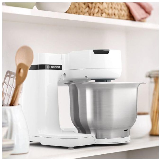 Bosch MUMS2EW00 Serie 2 Robot da Cucina Planetaria 700W Ciotola 3,8 L Acciaio Inox 4 Velocita' colore Bianco