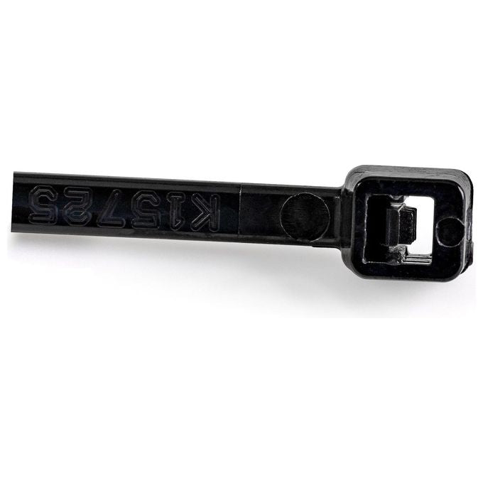 StarTech.com Fascette Fermacavo da 10cm Riutilizzabili 100 Pezzi Nero