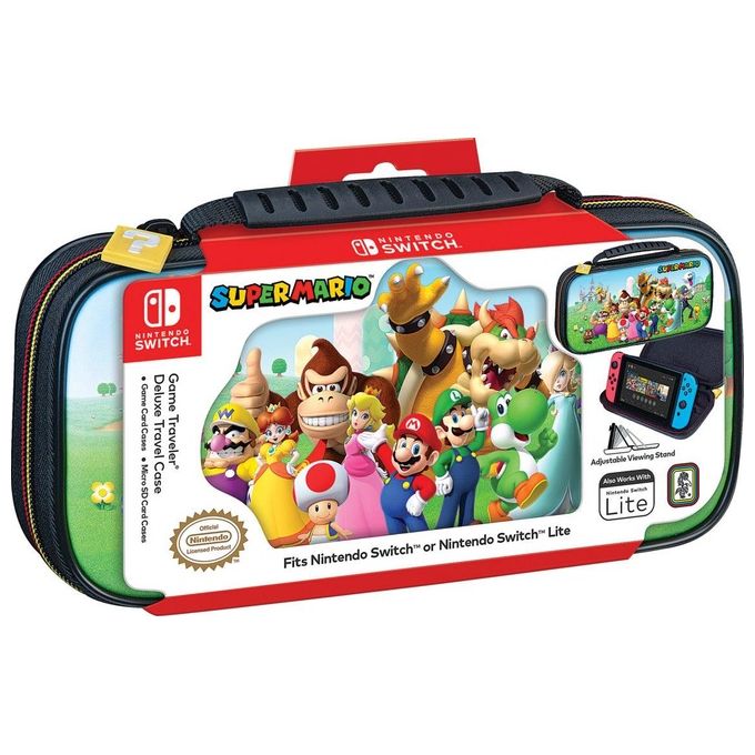 Bigben Interactive NNS53A Switch Travel Case Super Mario and Friends Custodia Rigida Nintendo Multicolore