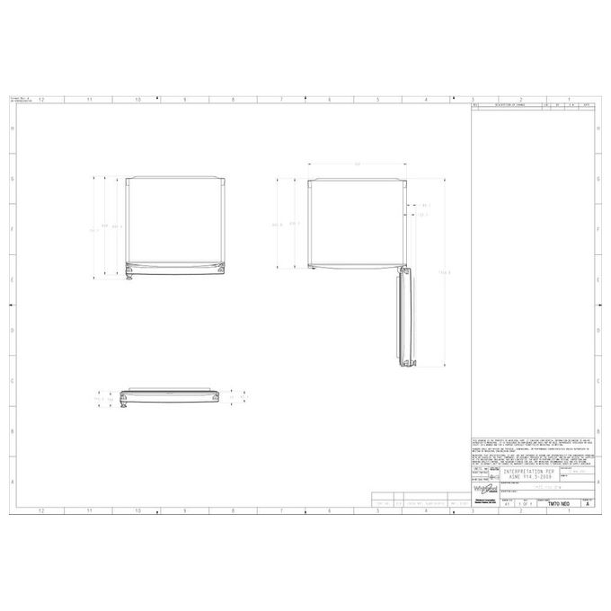 Whirlpool WT70E 952 X Frigorifero Doppia Porta Libera Installazione 457 Litri Classe Energetica E Acciaio Inossidabile