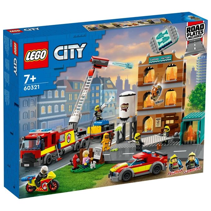 LEGO City Fire Vigili del Fuoco Edificio don Fiamme