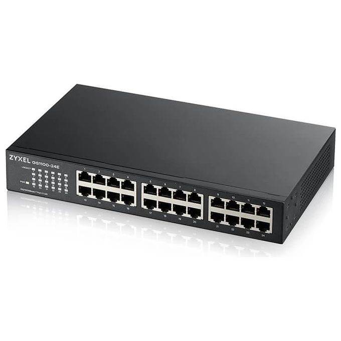 Zyxel GS1100-24E Switch Non Gestito Gigabit Ethernet 10-100-1000 Nero