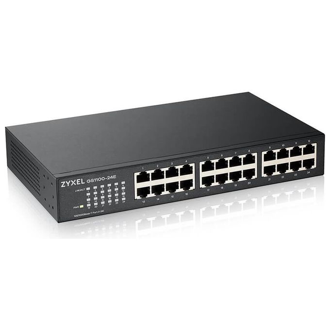 Zyxel GS1100-24E Switch Non Gestito Gigabit Ethernet 10-100-1000 Nero