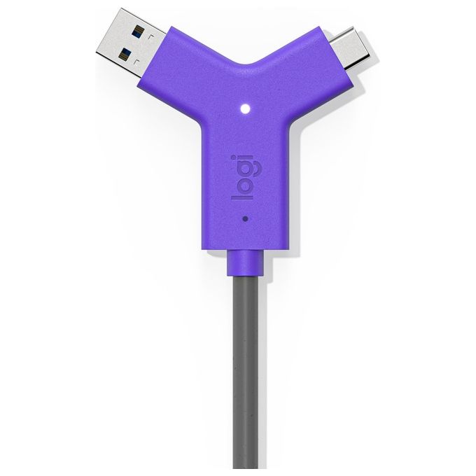 Logitech Switch Trasmettitore e Ricevitore Av Nero-Viola