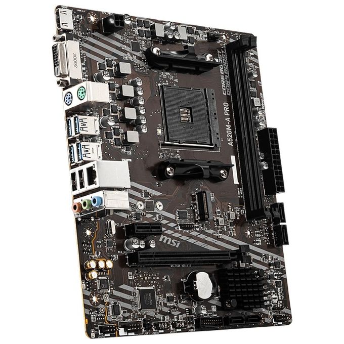 MSI A520M-A Pro AMD A520 Scheda Madre Socket AM4