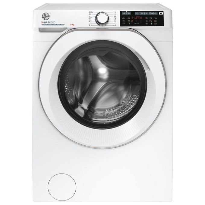 Hoover H-WASH 500 HW 49AMC-1-S  Lavatrice a carica frontale 9 Kg classe A 1400 giri motore Eco-Power programma Auto Care funzione Scan to Care bianco 60x54x85otore Inverter Eco-Power