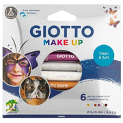 Giotto Set 6 Matite Colori Metallici Trucchi per Bambini
