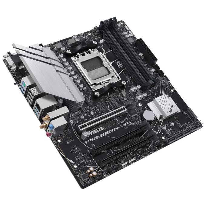 ASUS PRIME B650M-A WIFI II AMD B650 Presa di Corrente AM5 micro ATX