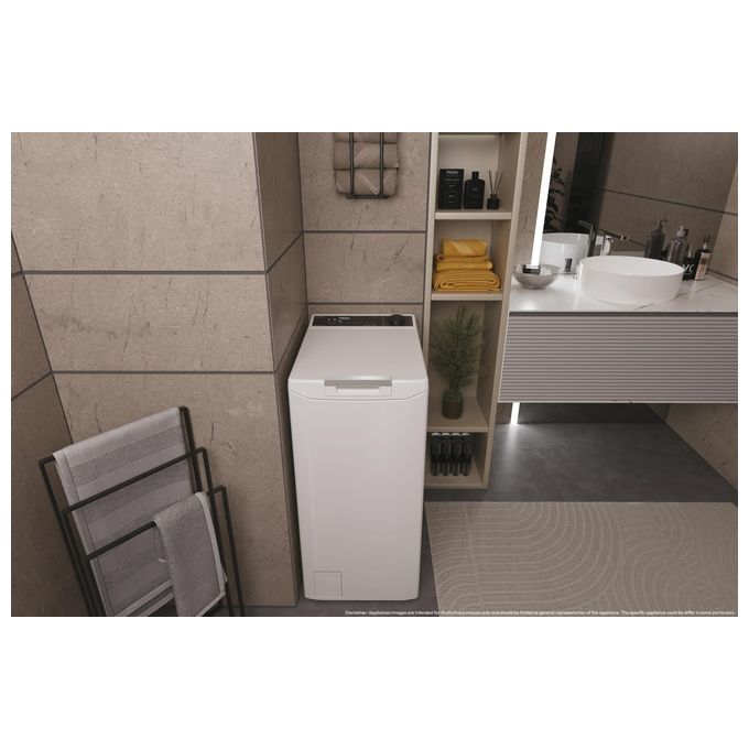 Haier THASN286TM5-S Lavatrice Caricamento dall'alto 8 kg 1200 Giri Classe A bianco