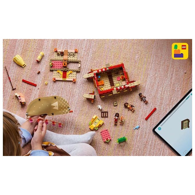 Lego Set 43270 La Canoa di Vaiana Disney Moana Avventura Creativa Gioco di Costruzione per Bambini e Collezionisti