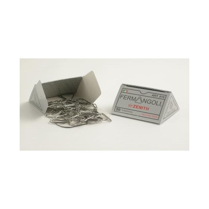 Zenith Confezione da 50 Fermangoli AcciAIO inox