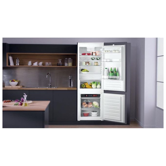 Hotpoint BCB 7525 D2 Frigorifero Combinato Capacita' 289 Litri Classe energetica F Ventilato Active Fresh Massimo Silenzio 185 cm Bianco