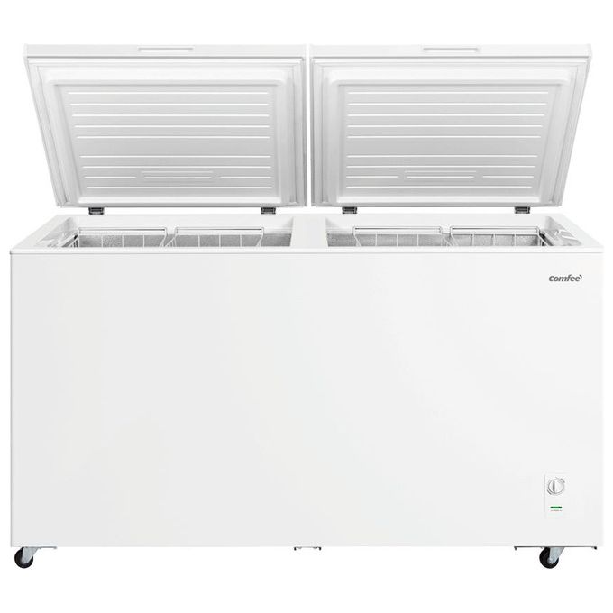 Comfee RCC688WH2 Congelatore a Pozzetto Orizzontale Capacita' 508 Litri Classe energetica E Capacita' di congelamento 23 kg-24h Due Porte