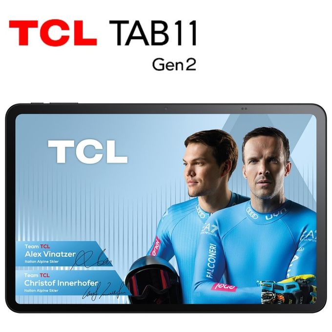 TCL Tab 11 Gen 2 9465X5-2CLCA111 Tablet Android Schermo 10,95'' con tecnologia NXTVISION 6GB RAM + 256GB ROM Wifi Fotocamera frontale 5MP e posteriore 8MP Grigio siderale