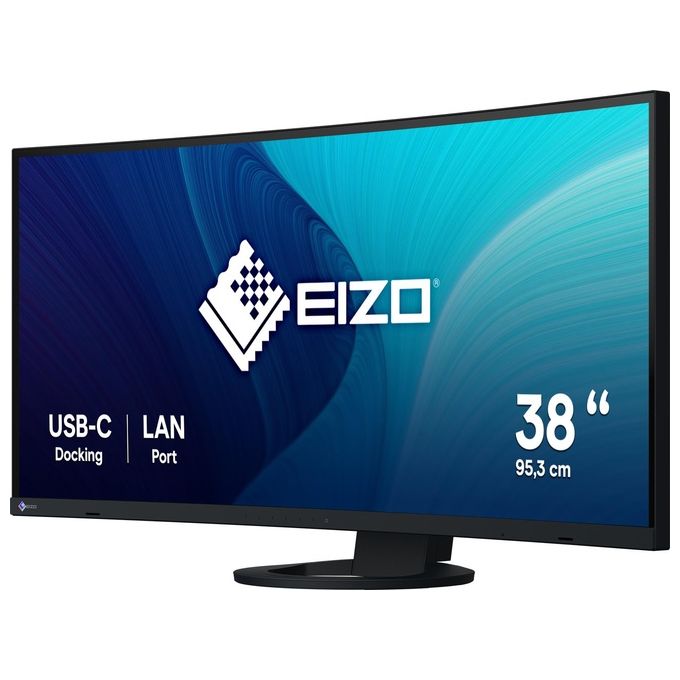 EIZO Monitor 37.5'' LED Curvo FlexScan EV3895-BK 3840x1600 UltraWide Quad HD+ Tempo di Risposta 5 ms