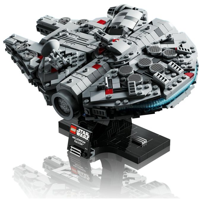 LEGO Star Wars 75375 Millennium Falcon, Modellino da Costruire di Astronave per Adulti, Idee Regalo Lui, Lei, Marito o Moglie