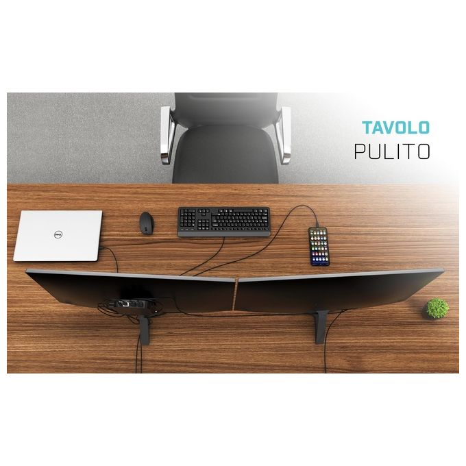 I-Tec Usb-C Dual Display Docking Station con Power Delivery 100W e Caricatore Universale 112W