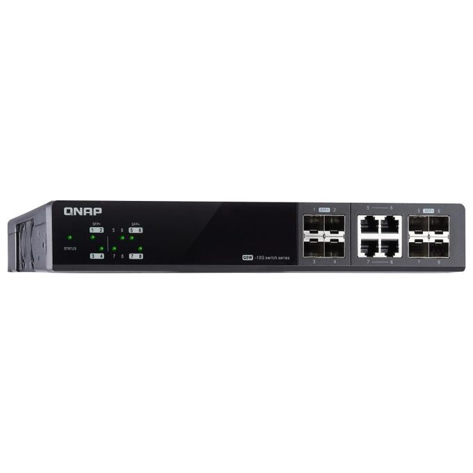 Qnap QSW-M804-4C Switch di Rete Gestito 10G Ethernet 100-1000-10000 Nero