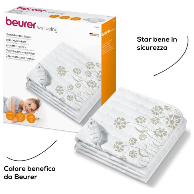 Beurer TS 23 Coprimaterasso Termico Basic