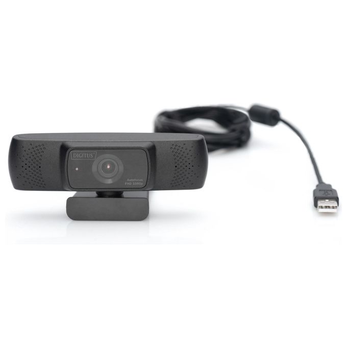 Digitus Full Hd Webcam 1080p Mit Autofocus Wide Angle