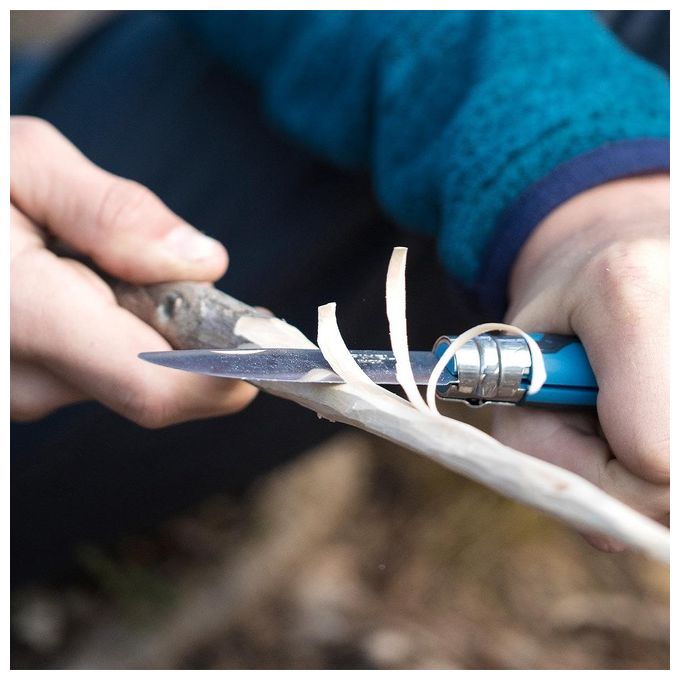 Opinel Outdoor Junior No. 07 Coltellino con Fischietto Rosso