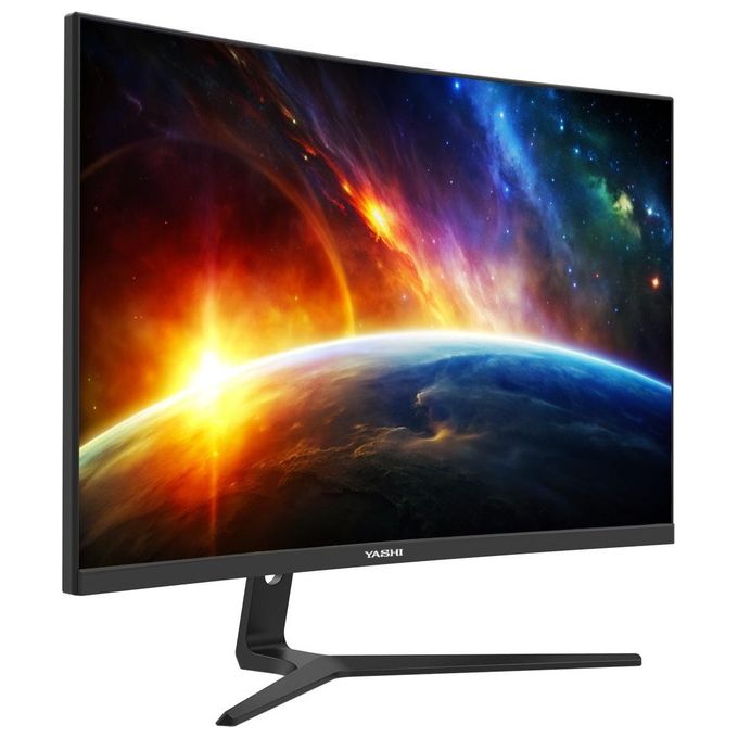 Yashi Curved Pioneer Monitor 31.5'' 2k 180hz Yz3230 2560x1440 1ms Mprt 350cd-mâ² 2x2w Mm 2xdp 2xhdmi Rgb Vesa