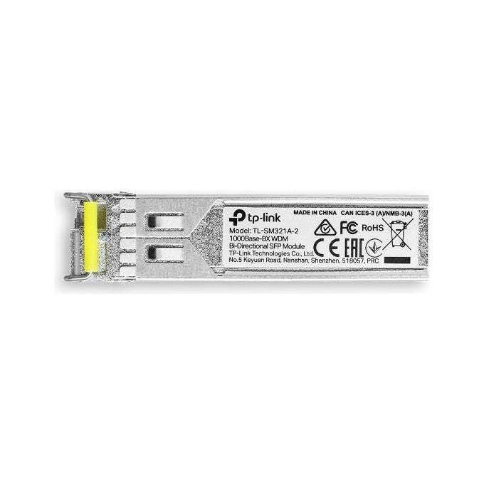 TP-Link TL-SM321A Modulo del Ricetrasmettitore di Rete Fibra Ottica 1250 Mbit-s SFP