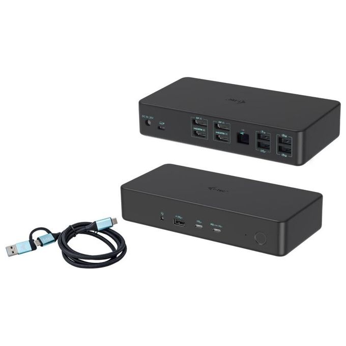 I-tec Docking Stations usb 3.0-usb-c-tb 3 pro dual 4k Display Docking Station gen2 pd